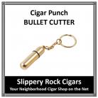 Bullet Cigar Punch GOLD on Keychain