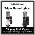 Colibri Firebird Afterburner Triple Torch CLEAR Cigar Lighter