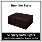 40ct - Forte Black Walnut Cigar Humidor