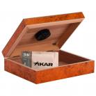 20ct - Humidor Supreme Traveler Humidor Burl (HUM-TR20B)