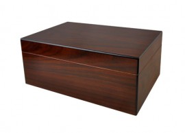 40ct - Forte Red Walnut Cigar Humidor