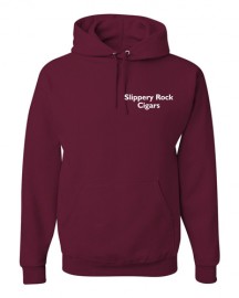        Slippery Rock Cigars Hoodie Maroon XL