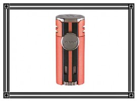HP4 Orange Diamond Quad Flame Cigar Lighters