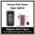 Verano Flat Flame Black Cigar Lighters