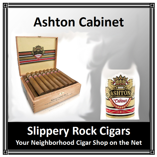 Ashton Cabinet 3 Cigars Slippery Rock Cigars